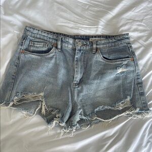Blank NYC The Barrow Shorts with Distressed Details
